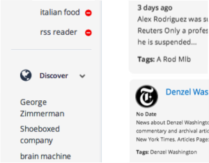 Tagzly's Discover Bar